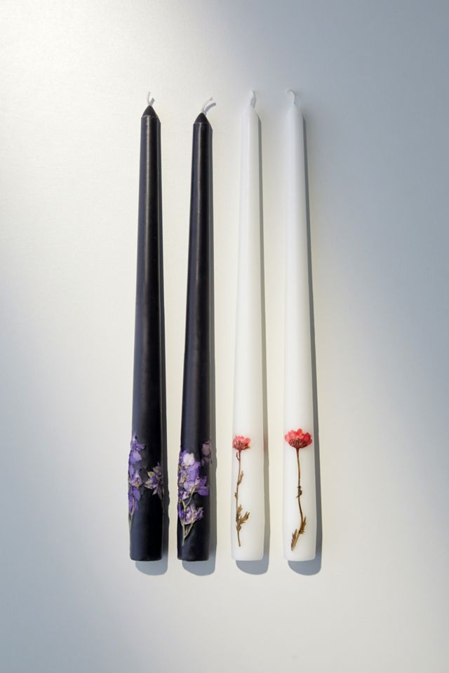 Winnie Floral Taper Candle Set #1