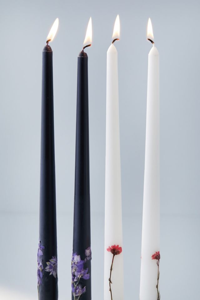 Winnie Floral Taper Candle Set