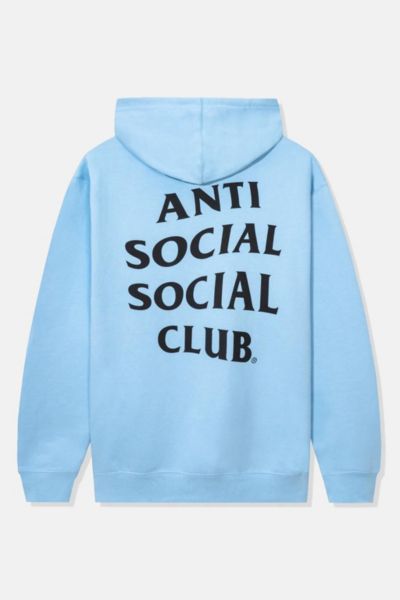 Anti Social Social Club Mind Games Hoodie (ss20) Black In Sky