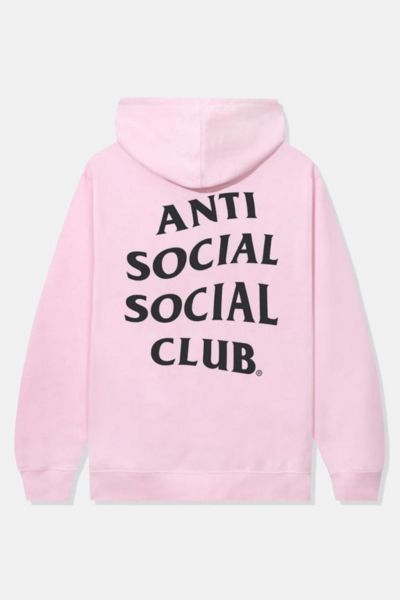 Anti Social Social Club Mind Games Hoodie (ss20) Black In Rose