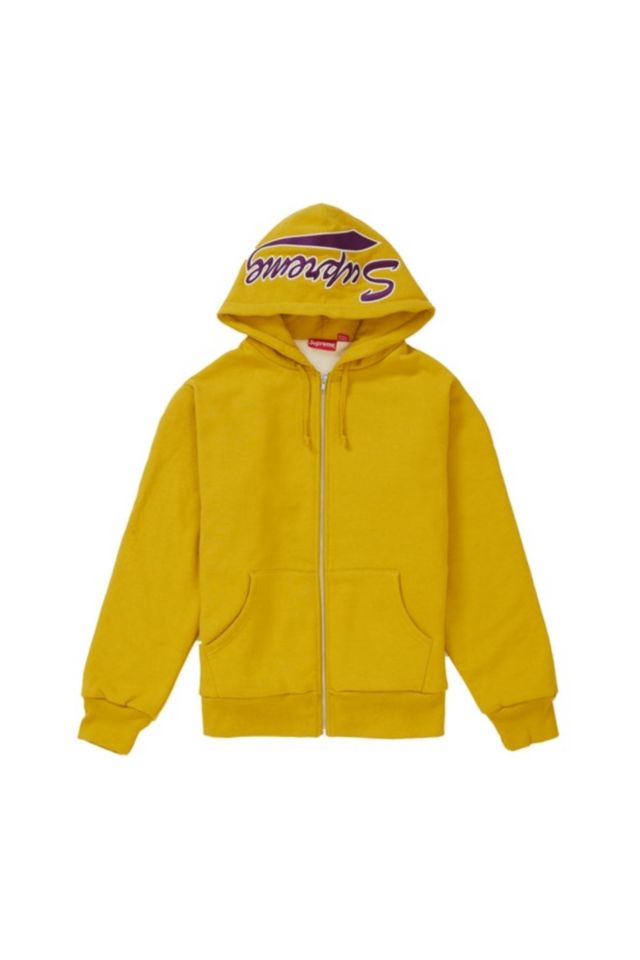 Supreme Thermal Zip Up Sweatshirt