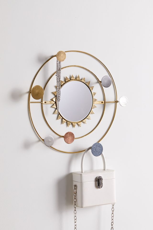 Cosmic Orbit Wall Mirror Multi-Hook #1