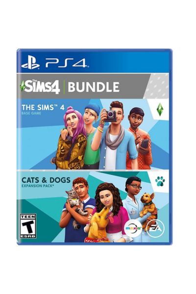 PlayStation 4 The Sims 4 Plus Cats And Dogs Video Game And Controller Bundle  | Urban Outfitters