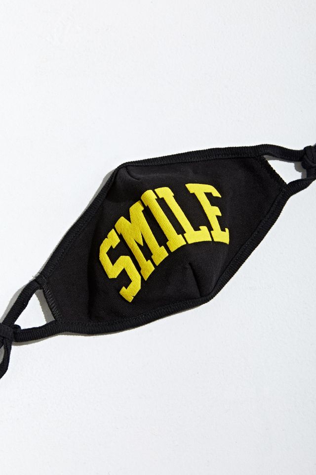 Chinatown Market X Smiley Text UO Exclusive Reusable Face Mask #1