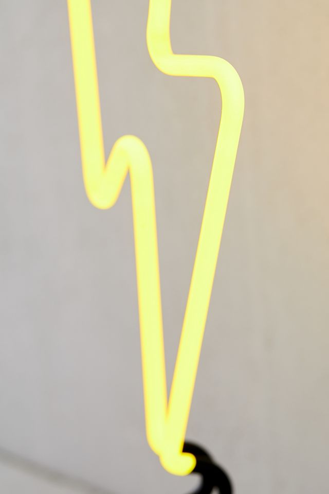 Lightning Bolt Neon Table Lamp #5