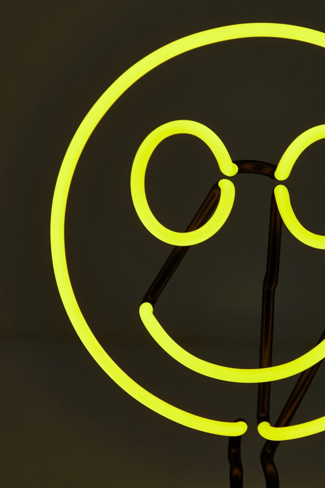 Happy Face Neon Table Lamp #3