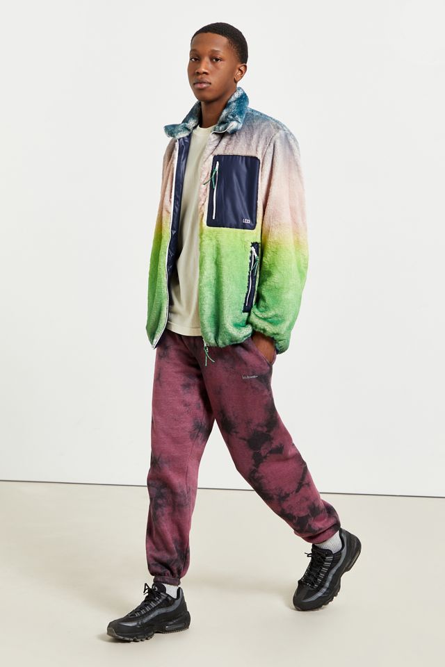 LC23 Faux Fur Gradient Jacket | Urban Outfitters