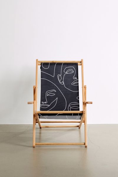 Explicit Design For Deny Faces In Dark Outdoor Folding Chair
