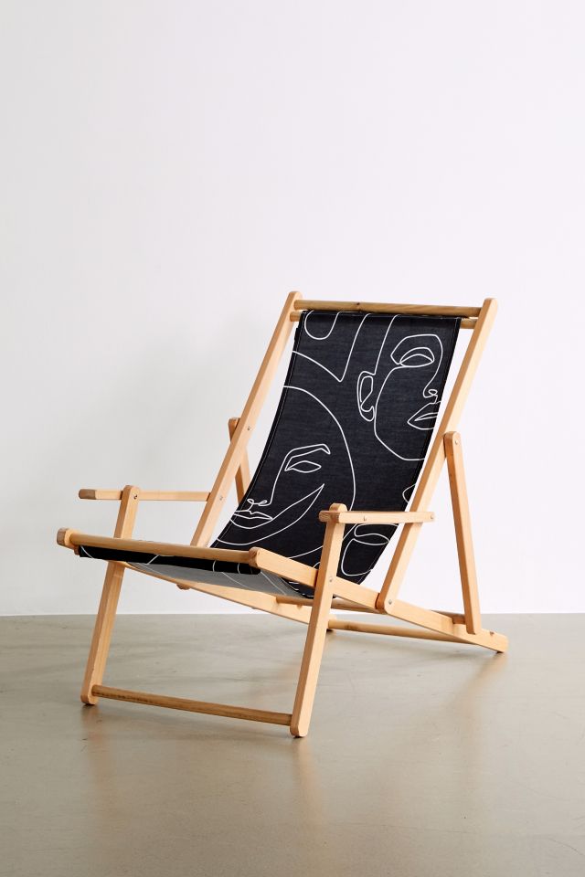 Explicit Design For Deny Faces In Dark Outdoor Folding Chair #1