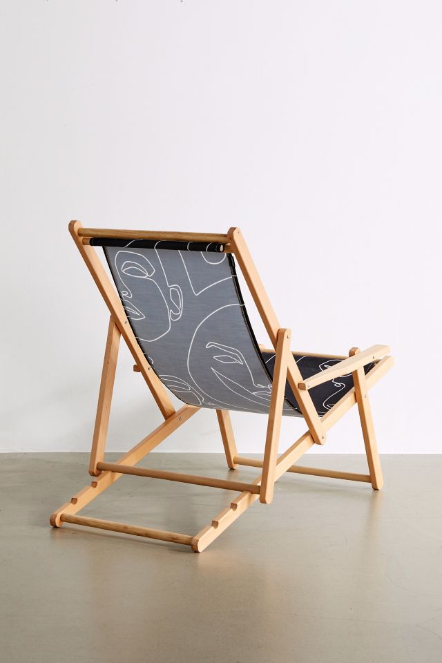 Explicit Design For Deny Faces In Dark Outdoor Folding Chair #2