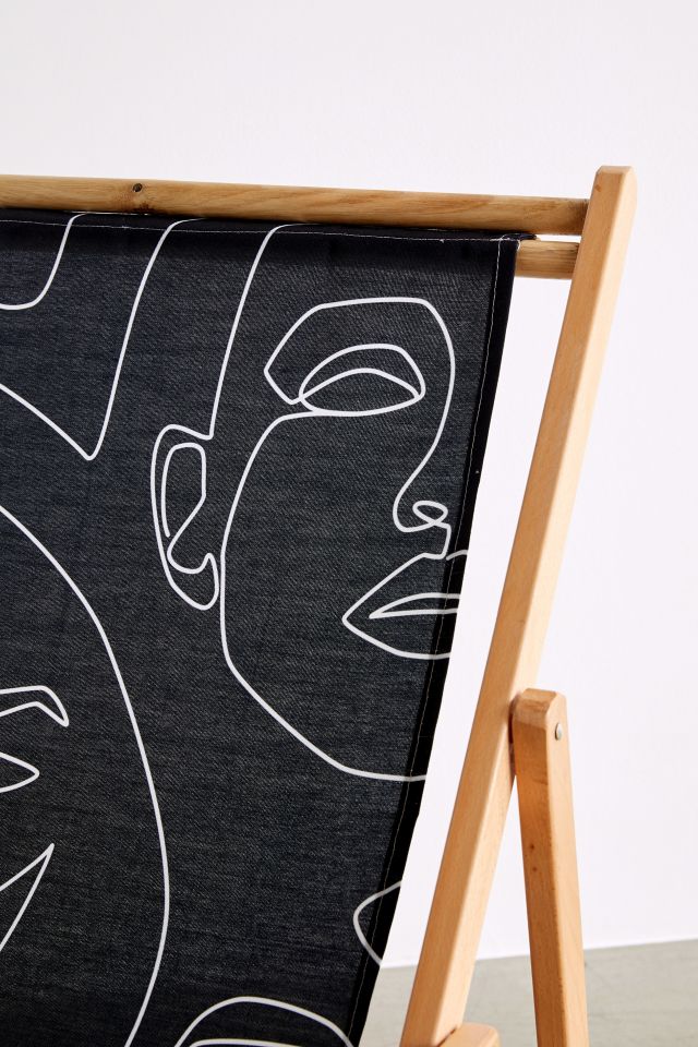 Explicit Design For Deny Faces In Dark Outdoor Folding Chair #3