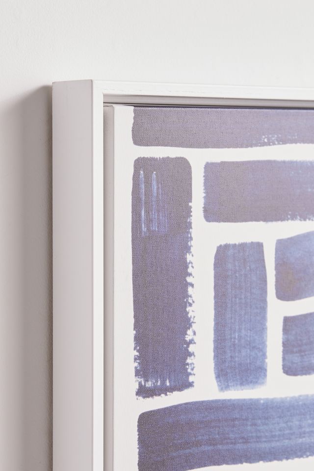 Pauline Stanley Blue Strokes Pattern Canvas Art Print #2