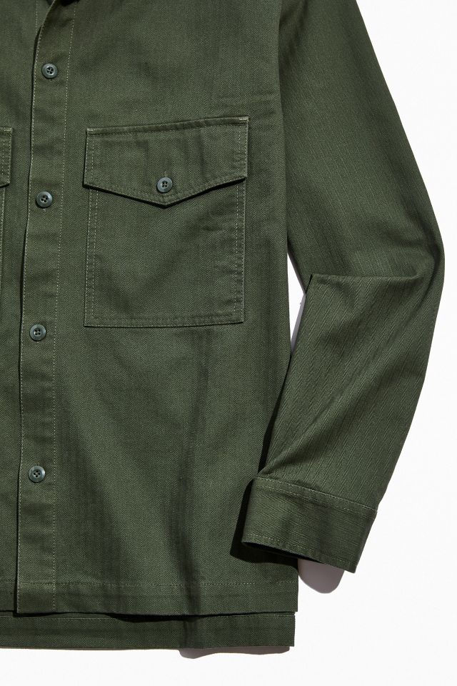 BDG Herringbone Long Sleeve Shirt #4