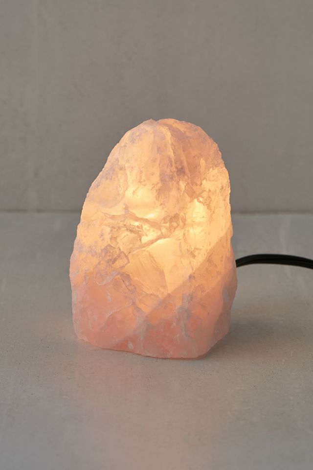Rose Quartz Crystal Table Lamp #2