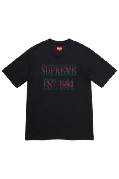 Supreme Cotton Mesh Gradient Logo S/STop