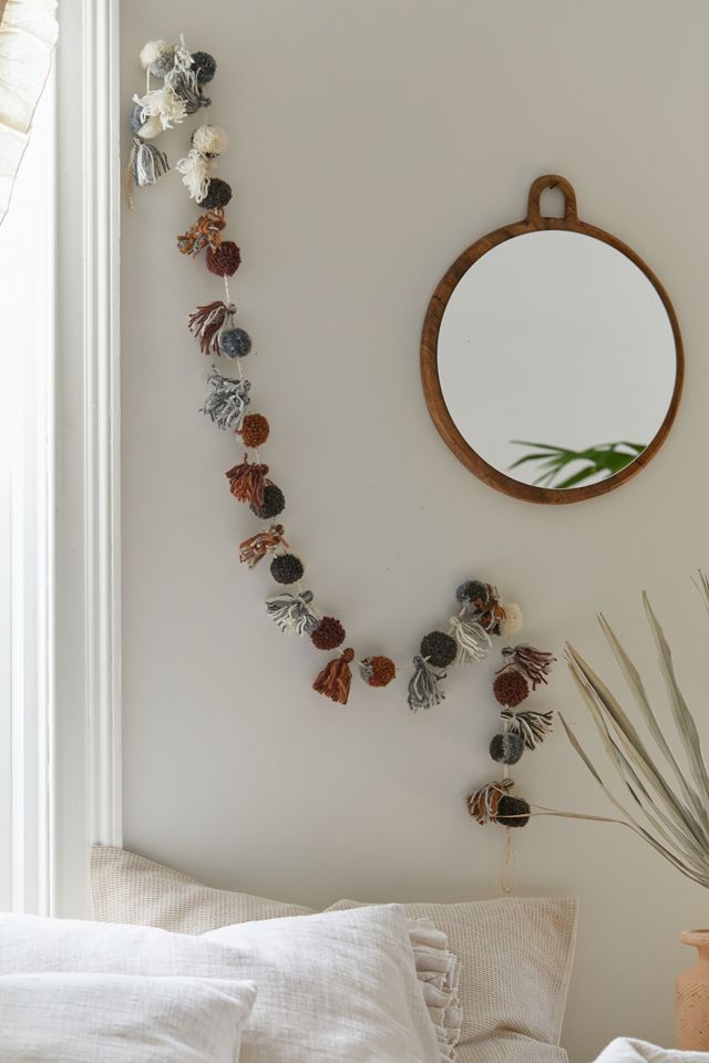 Pompom Tassel Garland Urban Outfitters