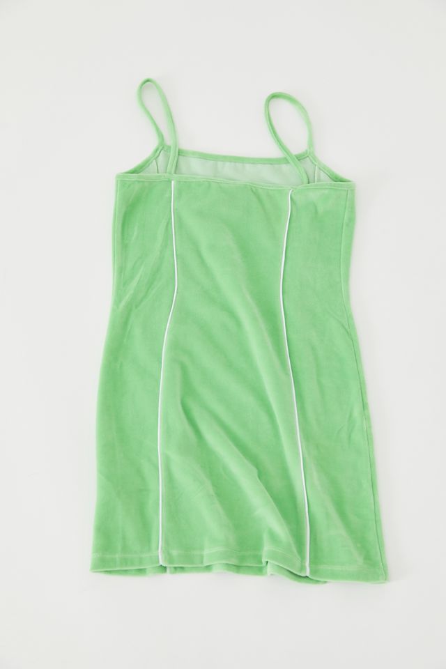 iets frans… Velour Mini Slip Dress #5