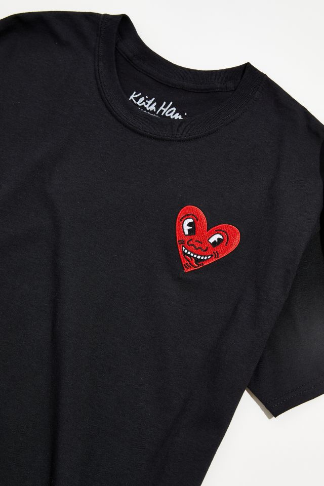 Keith Haring Heart Embroidered Tee #1