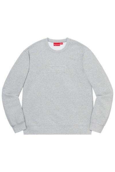 Supreme Cutout Logo Crewneck Urban Outfitters