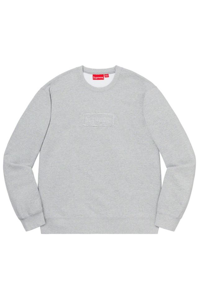 Supreme Cutout Logo Crewneck | Urban Outfitters