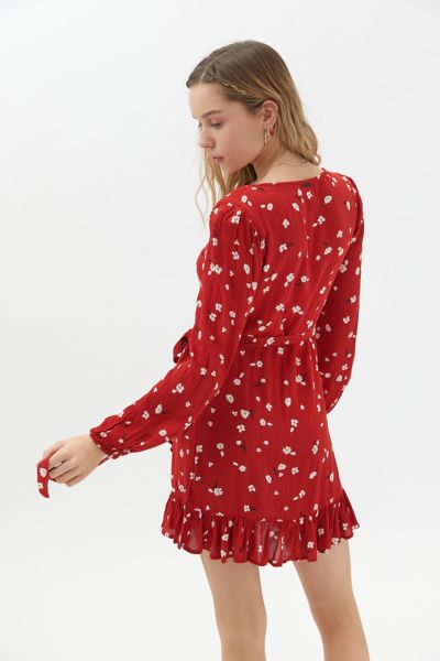 Billabong Lovin' You Wrap Mini Dress | Urban Outfitters