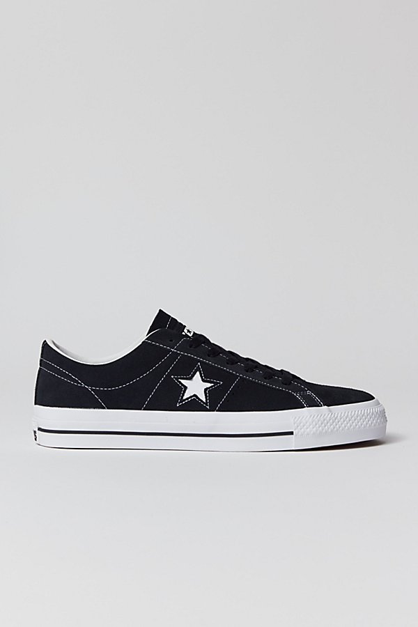 Shop Converse One Star Pro As Sneaker In Black, Men's At Urban Outfitters