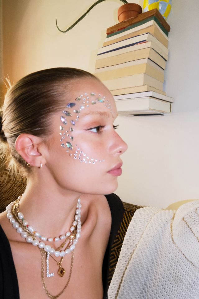 Adhesive Facial Crystal Set Urban Outfitters
