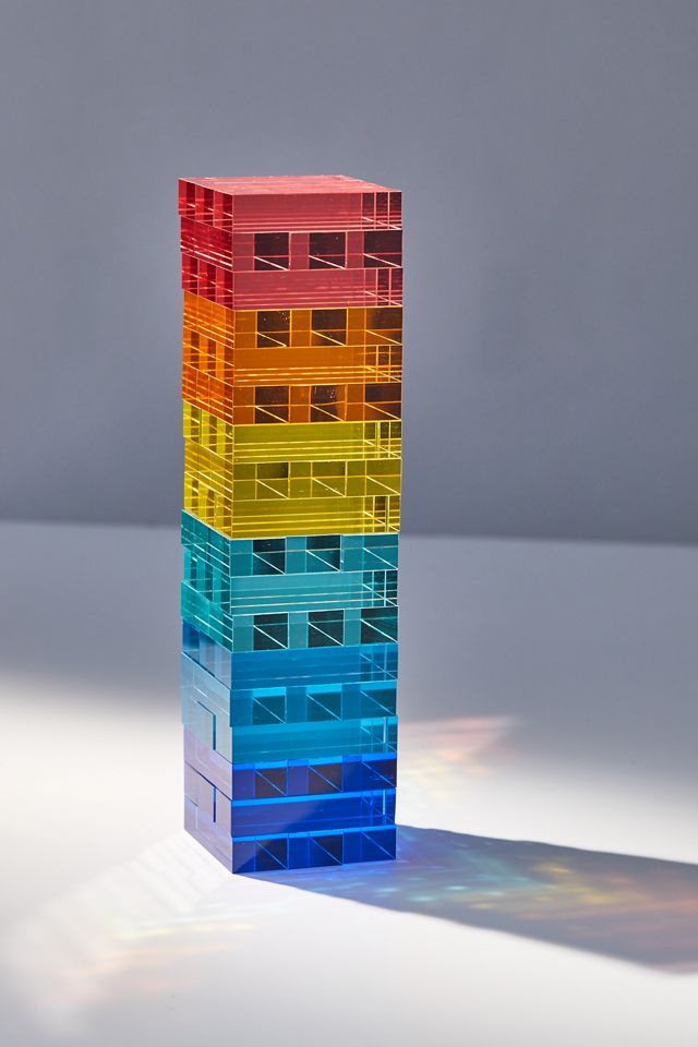 Sunnylife Lucite Jumbling Tower Game #1