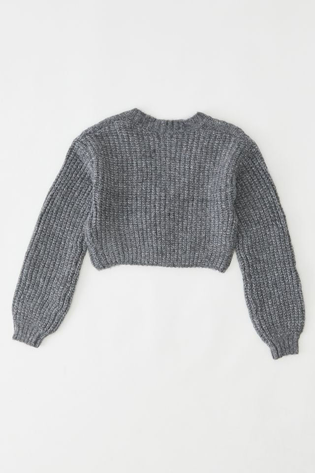 UO Lolli Cable Knit Cropped Cardigan #5