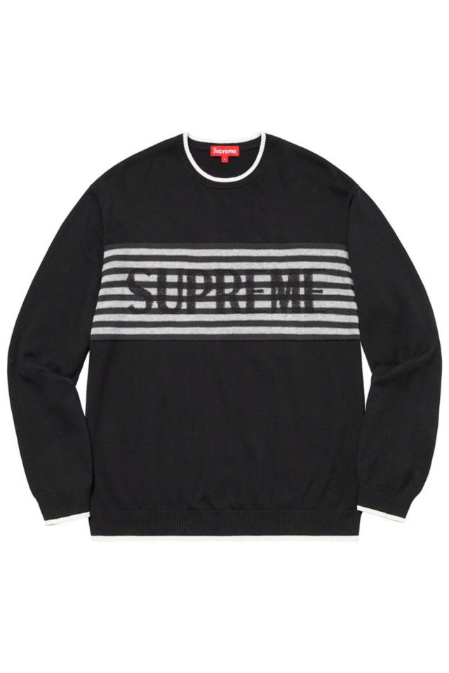 Supreme Chest Stripe Sweater