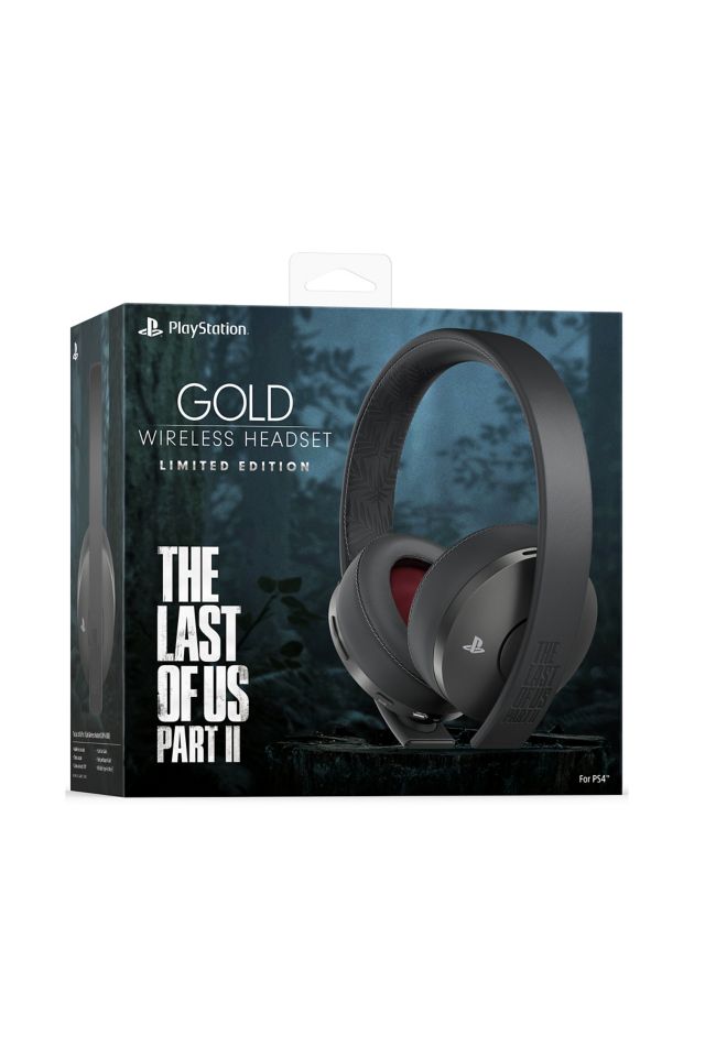 Gold wireless headset the last discount of us part ii limited edition