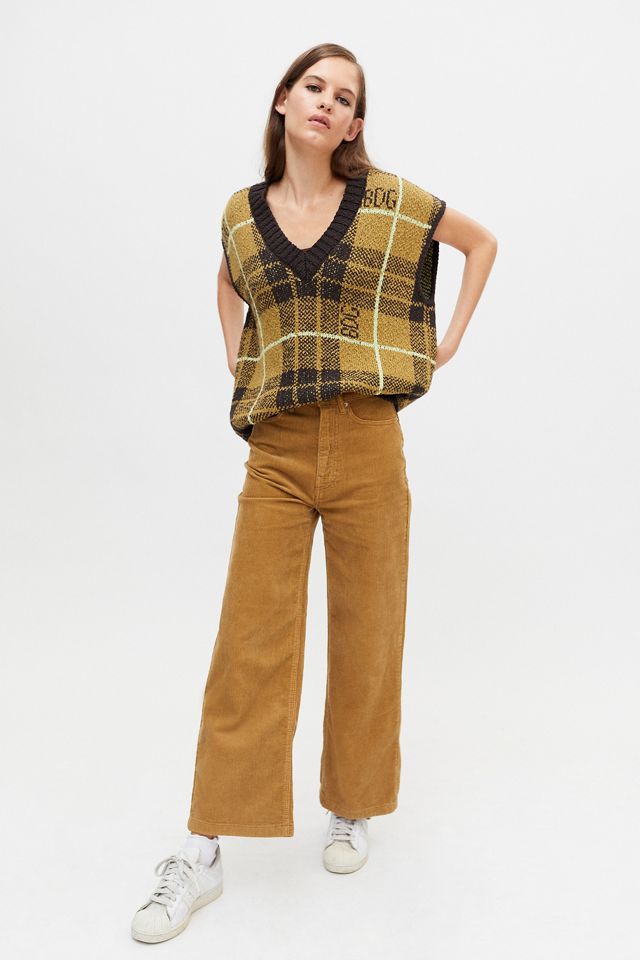 BDG High & Wide Corduroy Pant Urban Outfitters