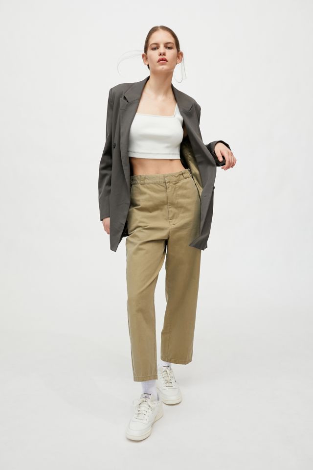 HIGH WAIST CHINO PANTS