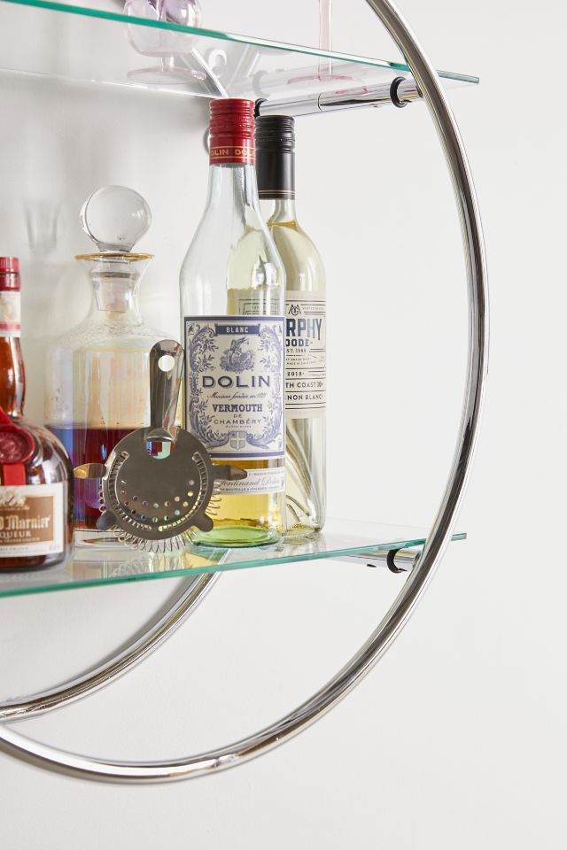 Selene Circle Bar Wall Shelf #2