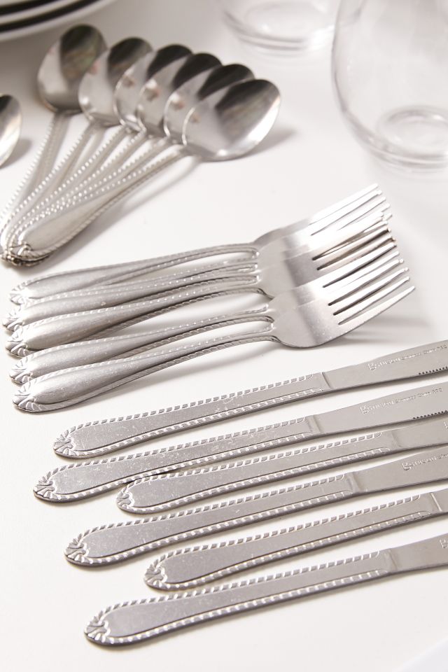 All You Need 60-Piece Dinnerware, Drinkware And Flatware Set #3