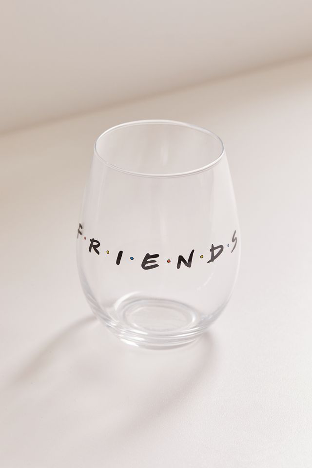 Friends Logo Stemless Wine Glass #1