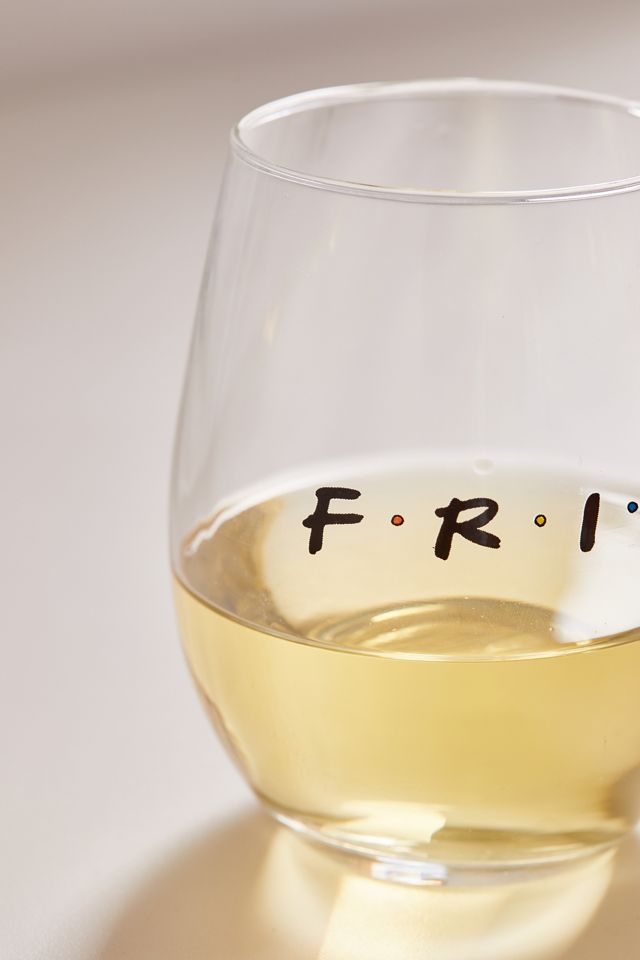Friends Logo Stemless Wine Glass #2