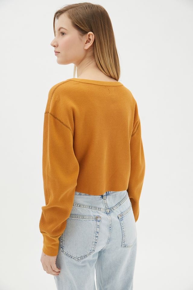 BDG Corey Notched Thermal Cropped Top #2