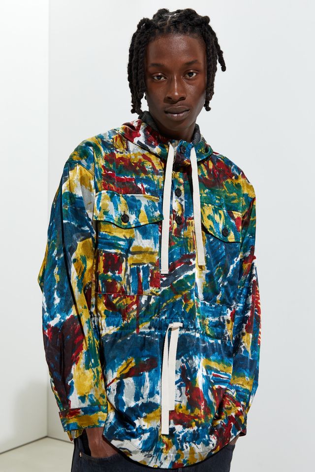 ジャケット・アウター 90's Willis&Geiger packble anorak Parker Vintage 1990s Jansport Color Blocked Half Zip Packable