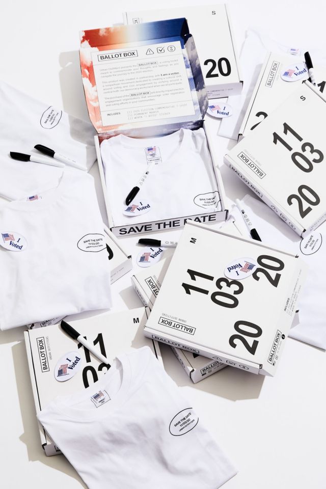 UO Community Cares + I Am A Voter Ballot Box Tee Kit #2
