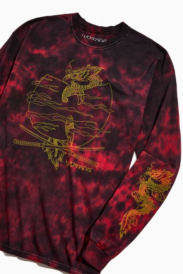 Wu-Tang Clan Dragon Sword Tie-Dye Long Sleeve Tee  #1