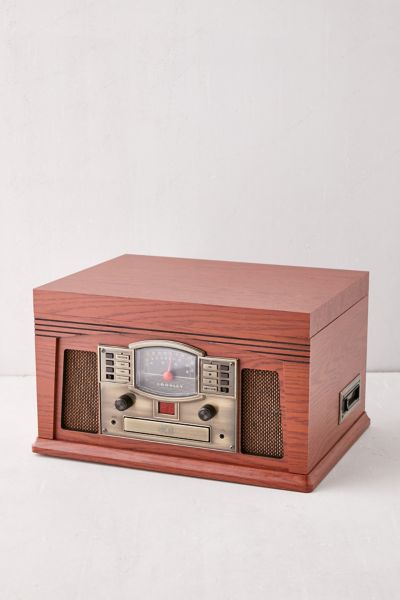 Crosley Lancaster Record Player Entertainment Center | Urban Outfitters