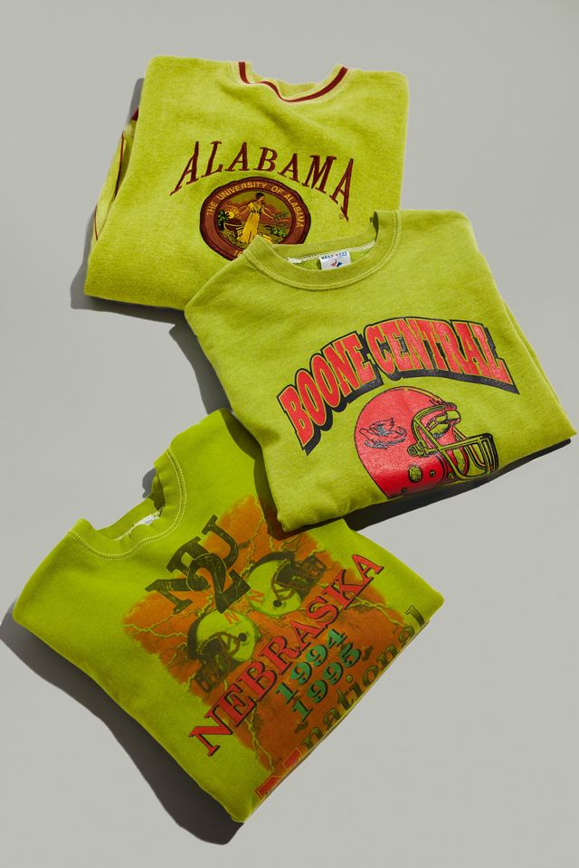 Urban Renewal Recycled Overdyed College Crew Neck Sweatshirt #3