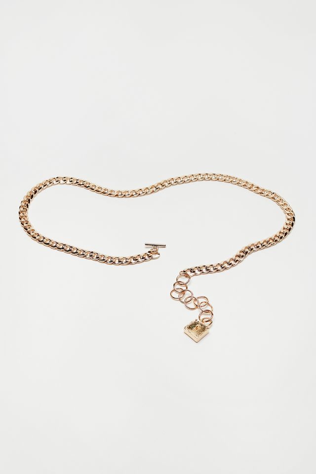 Chunky Lock Chain Belt | Urban Outfitters
