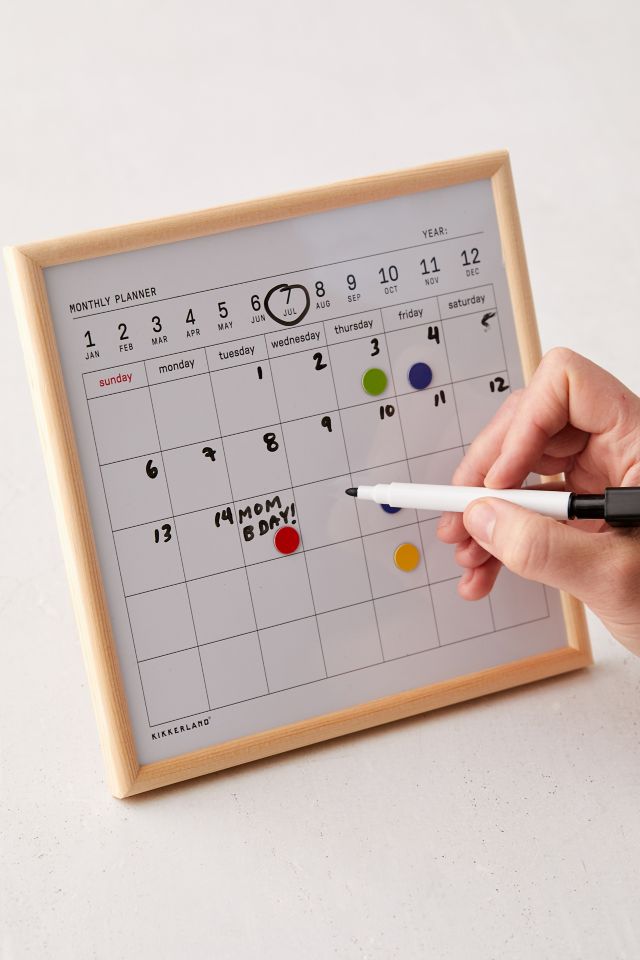 Mini Calendar Dry Erase Board #1