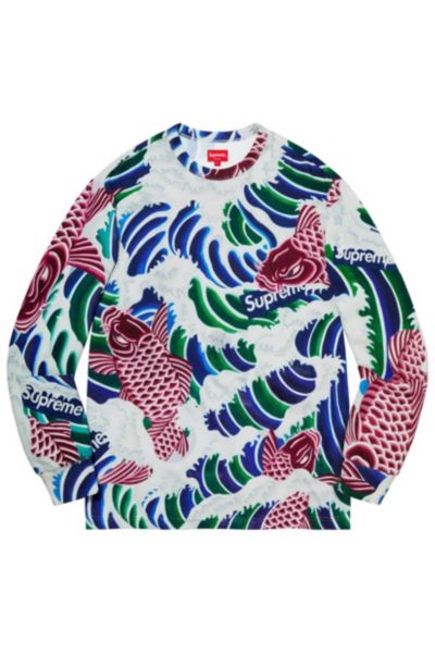 Supreme Waves L/S Top Multicolor Men's - SS20 - US