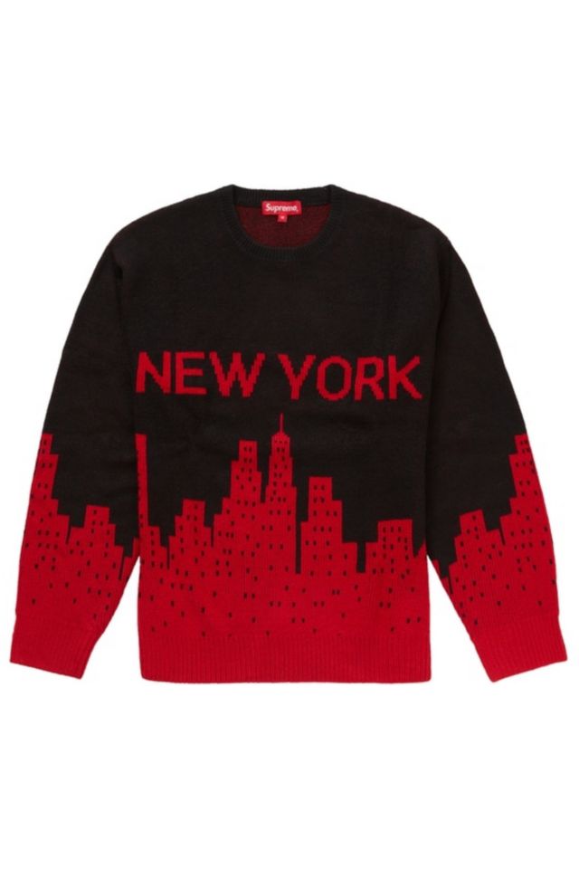 気質アップ Knit Supreme New Sweater Supreme M NEW YORK Sweater