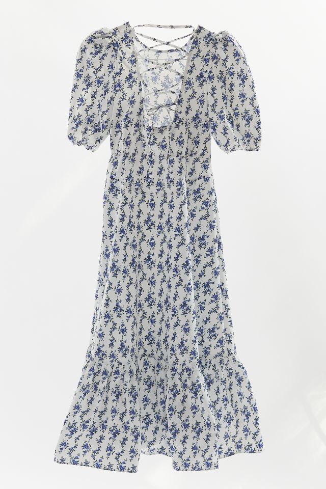 Sister Jane Wisteria Tie-Back Midi Dress