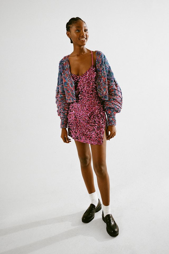 for love & lemons showtime mini dress Showtime Mini Dress  Hot Pink