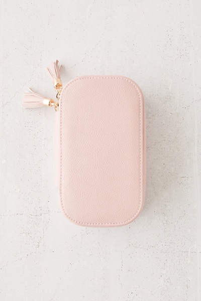 Mele and Co Lucy Travel Jewelry Box in Pink at Urban Outfitters